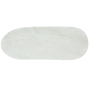 Pomax Marmar Овальная подставка, размеры: 40х15 см, цвет - белый