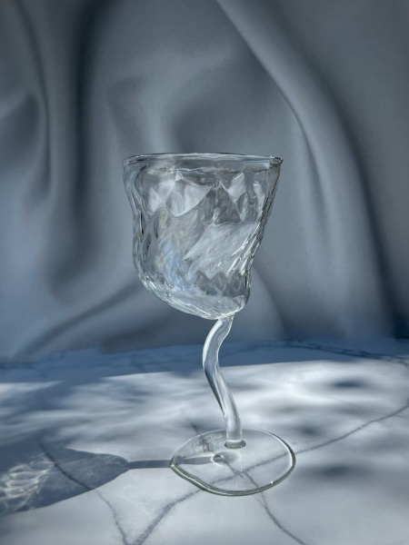 Seletti Classics on Acid Бокал для вина Diamonds, размеры: 9,2х9,2х19,4 см, цвет - прозрачный