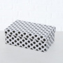 Boltze Dottia Подарочная коробка, 6,5 см, белый/черный