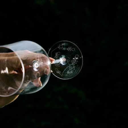 Serax Marni Midnight Flowers Набор из 4-х бокалов для белого вина, объем - 400 мл