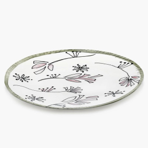 Serax Marni Midnight Flowers Набор из 2-х обеденных тарелок с рисунком Fiore Rosa MF, 28 см