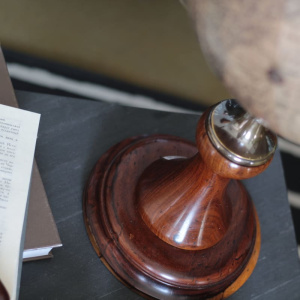 AM Глобус на подставке, 34x34х61 см, коричневый