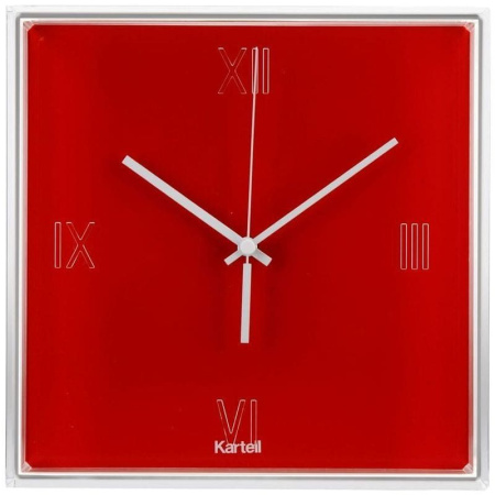 Kartell Tic&Tac Настенные часы, 30 см, красный