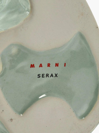 Serax MARNI Owl S Маленькая ваза Сова, размеры: 16,5х15,5х23h см, цвет - светло-голубой