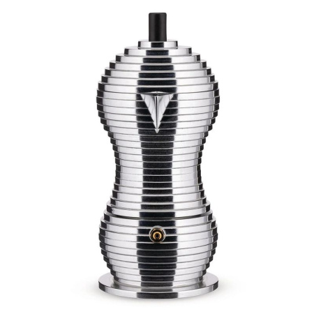 Alessi Pulcina Гейзерная кофеварка на 6 чашек эспрессо или 1 американо, объем - 300 мл