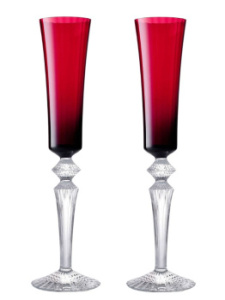 Baccarat Mille Nuits Набор из 2 хрустальных бокалов, объем - 170 мл, цвет - прозрачный, красный