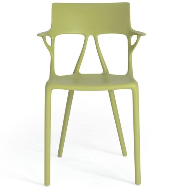 Kartell A.I. Стул 55х55х80 см, зеленый