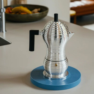 Alessi Pulcina Гейзерная кофеварка на 6 чашек эспрессо или 1 американо, объем - 300 мл