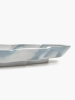 Serax Les Objets Mouleversants Фарфоровый поднос, размеры: 36,6х26,5х2,8h см, цвет - голубой