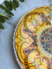 Seletti Hybrid Десертная тарелка Sravasti, диаметр - 20 см,  цвет - белый, желтый, зеленый