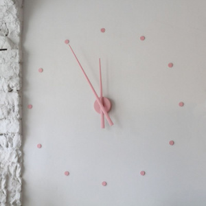 Nomon OJ PINK Настенные часы, диаметр 80 см, розовый