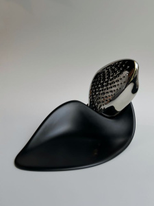 Alessi Forma Терка для сыра, размеры: 20х14х14h см, цвет - черный
