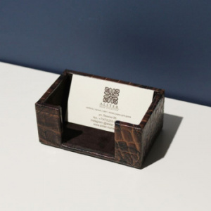 Etro 8793 100 Держатель для визиток, коричн с тисн. натур кожа 7*14