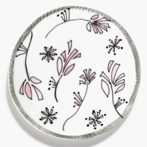 Serax Marni Midnight Flowers Набор из 2-х тарелок с рисунком Fiore Rosa MF, диаметр - 11,5 см