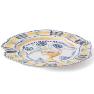 Seletti Classics on Acid Тарелка для основного блюда Spanish Yellow, диаметр - 28 см, белый, желтый