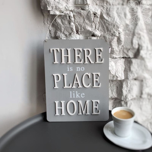 Boltze Металлическая табличка, 24 см, белый/серый