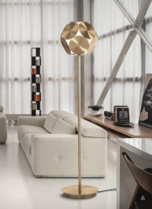 Masiero Timeo Напольный торшер, 35х160 см, латунь