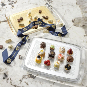 Kartell Teatime Поднос из переработанного полиметилметакрилата, 43,5х33х4,1h см, золотой