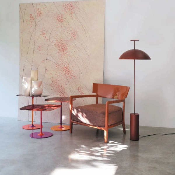 Kartell Geen-A Напольный торшер, 41x41x132 см, цвет - кирпичный