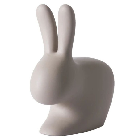 Qeeboo Rabbit Стул - Заяц, размеры: 68,8 x 39,5 x h 80 см, серо-бежевый
