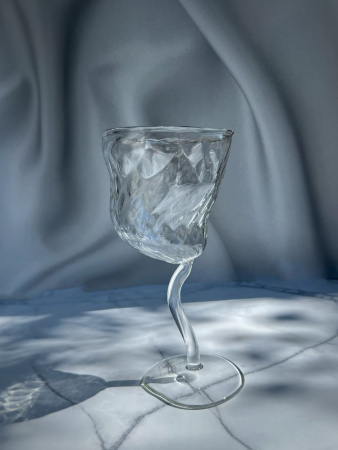 Seletti Classics on Acid Бокал для вина Diamonds, размеры: 9,2х9,2х19,4 см, цвет - прозрачный