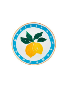 Bitossi Home Con Amore Тарелка для закусок с декором Limoni (лимоны), диаметр - 16,5 см