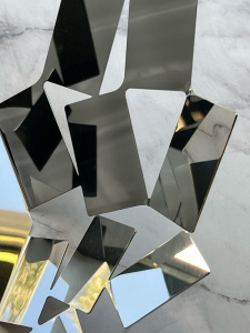 Alessi La Stanza dello Scirocco Металлическое блюдо для фруктов, размеры: 41,6х37,5х15h см