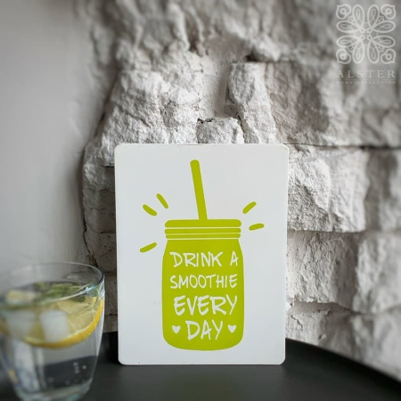 Boltze Металлическая табличка, 18 см, белый/оранжевый/зеленый