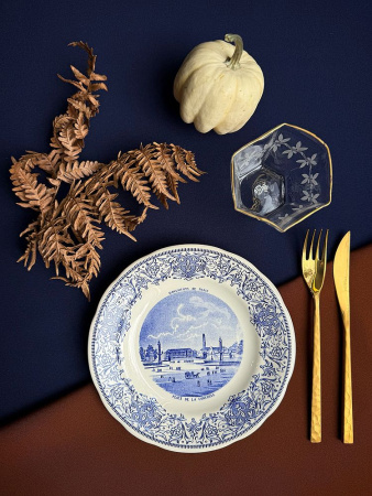 Gien Monuments de Paris Десертная тарелка с рисунком Concorde, диаметр - 19,8 см