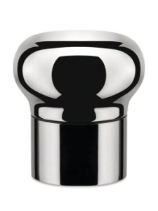 Alessi Noa Стоппер для бутылки, размеры: 5,5х5,5х6h см, цвет - нержавеющая сталь