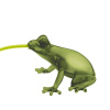 Qeeboo Hungry Frog Декоративный светильник Лягушка, размеры: 15х19х10 см, цвет - зеленый