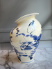 Seletti Classics on Acid Фарфоровая ваза Floral Delft, размеры: 19х19,5х30 h см, цвет - белый, синий