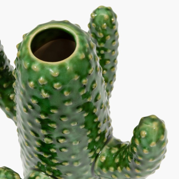 Serax Cactus M Средняя ваза Кактус, размеры: 18,5х16,5х29h см, цвет - зеленый