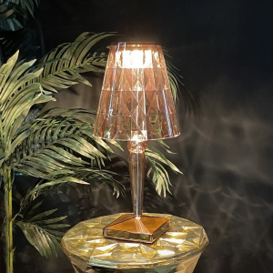 Kartell Big Battery Настольная лампа, 17х17х37,3 см, цвет - cola (коричневый)