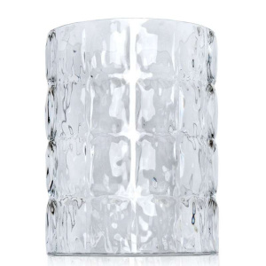 Kartell Matelasse Ваза из полиметалакрилата, 23х23х30h см, прозрачный