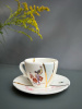 Seletti Kintsugi Фарфоровая кофейная пара для эспрессо, цвет - белый, красный, золотой