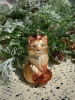 Inge Glas Стеклянная елочная игрушка Лиса, размер - 10 см, коричневый