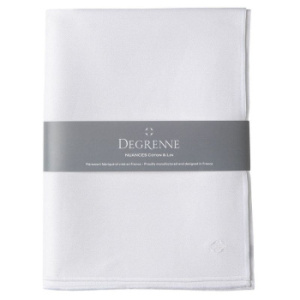 Degrenne Nuances Скатерть, размеры: 180 х 250 см, состав: 50% - хлопок, 50% - лен, цвет - белый