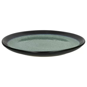 Pomax MIRHA ESMERALDA Десертная тарелка, диаметр - 21,5 см, цвет - черный, бирюзовый