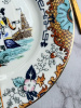 Seletti Hybrid Фарфоровая обеденная тарелка Ipazia, диаметр - 27,5 см, белый, зеленый, оранжевый