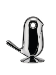 Alessi Chip Металлический магнитный держатель для скрепок, размеры: 9,5х9,5х10,5h см