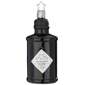 Inge Glas Стеклянная елочная игрушка Джин, размер -  10,5 см