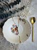 Seletti Kintsugi Фарфоровый салатник, размеры: 19x19x7,2 см, цвет - белый, разноцветный, золотой