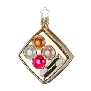 Inge Glas Стеклянная елочная игрушка Тени, размер - 9 см