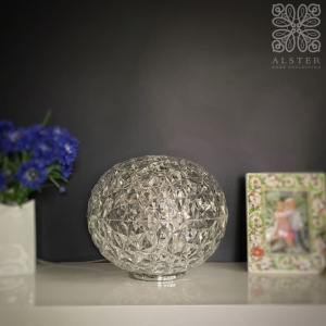 Kartell Planet Appoggio Настольная лампа, 28 см, прозрачный