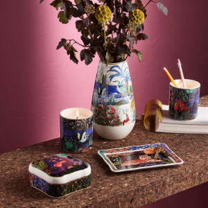 Gien Le Jardin du Palais Декоративная ваза, диаметр - 15 см, высота - 26,5 см, цвет - разноцветный