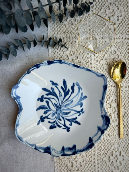 Seletti Classics on Acid Тарелка для супа Talavera, диаметр - 25,4 см, цвет - белый, синий