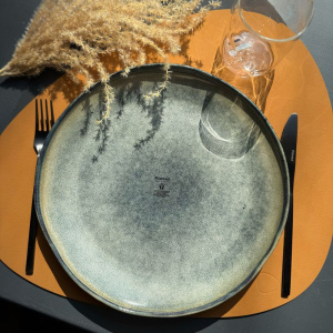 Pomax Nicky Тарелка для основного блюда, диаметр - 27,3 см, цвет - сине-бежевый