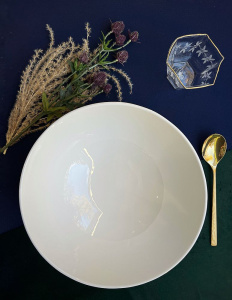 Gien Millefleurs Салатник, диаметр - 27 см, высота - 11,5 см, цвет - белый, разноцветный