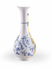 Seletti Hybrid Декоративная ваза Chunar, размеры: 16х16х36,5h см, цвет - белый, синий, желтый